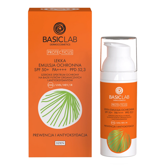BasicLab – Light Protective Emulsion SPF50+ - Prevention and Antioxidation 50 ml