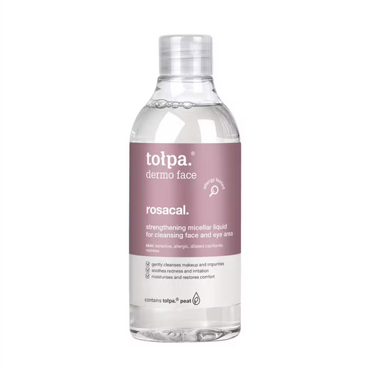 Tołpa – Dermo Face Rosacal – Strengthening Micellar Liquid for Cleansing Face and Eye Area 400ml