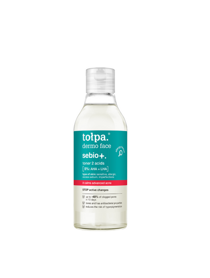 Tołpa – Dermo Face Sebio+, Tonik z 2 Kwasy 200ml