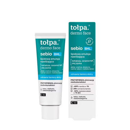 Tołpa – Dermo Face Sebio BHL – Lipidowa Emulsja Nawilżająca 40ml