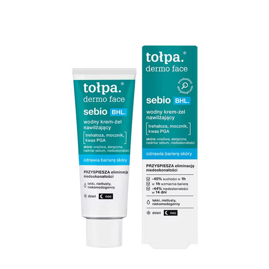 Tołpa – Dermo Face Sebio BHL – Hydrating Water Cream-Gel 40ml