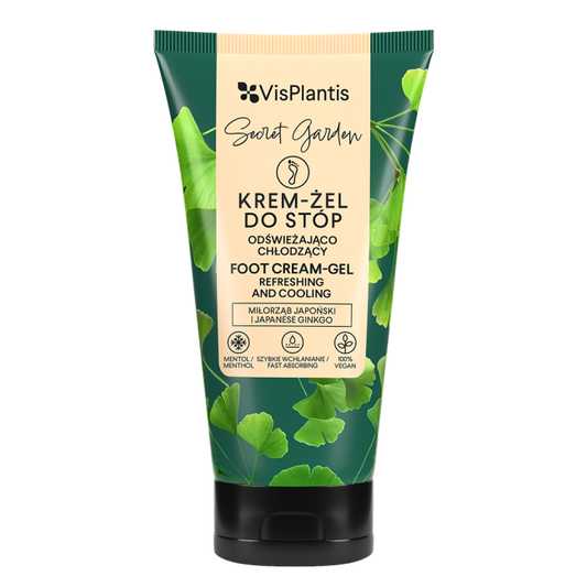 VisPlantis – Refreshing and Cooling Foot Cream – Gel,Ginkgo Biloba 75 ml
