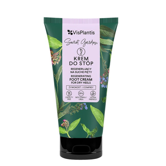 VisPlantis – Regenerating Foot Cream – Comfrey and Urea 75ml