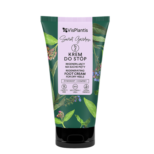 VisPlantis – Regenerating Foot Cream – Comfrey and Urea 75 ml