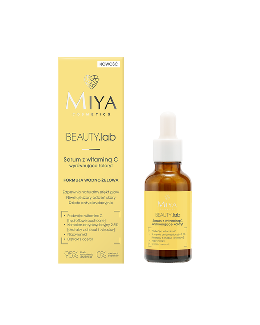 Miya Cosmetics – BEAUTY.lab – Brightening Serum with Vitamin C, Even Skin Tone 30ml