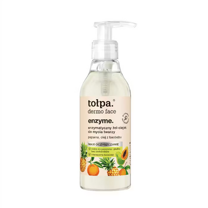 Tołpa – Dermo Face Enzyme – Enzymatyczny Żel-Olejek do Mycia Twarzy 195ml