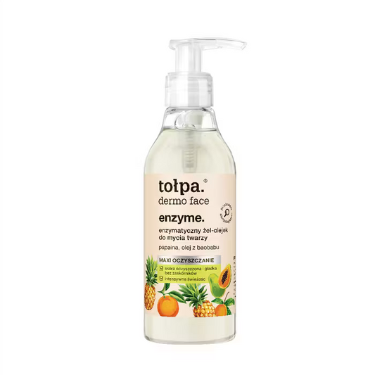 Tołpa – Dermo Face Enzyme – Enzymatic Face Cleansing Gel-Oil 195ml